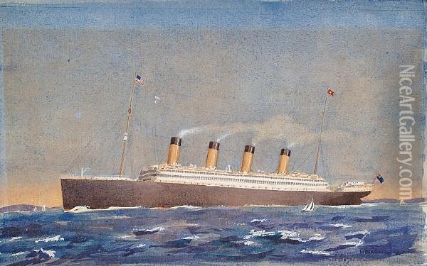Titanic Oil Painting - William Minshall Birchall