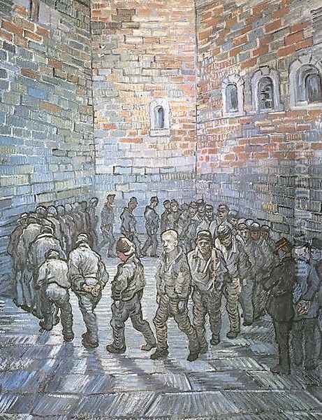 Prisoners Exercising (after Dore) Oil Painting - Vincent Van Gogh