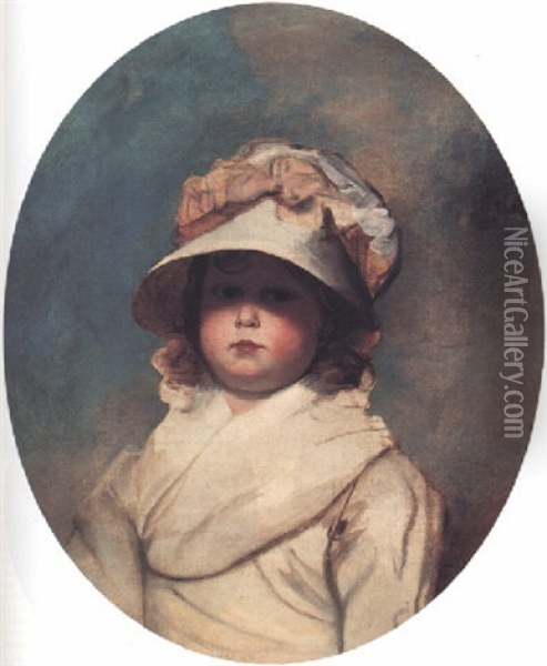 Portrait Of Susanna Copley, The Artist's Daughter Oil Painting - John Singleton Copley