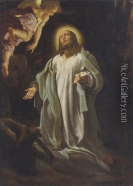 Cristo In Preghiera Nell'orto Degli Ulivi Oil Painting - Lelio Orsi