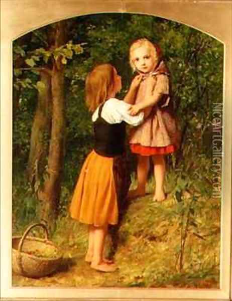 Babes in the Wood Oil Painting - William Charles Thomas Dobson