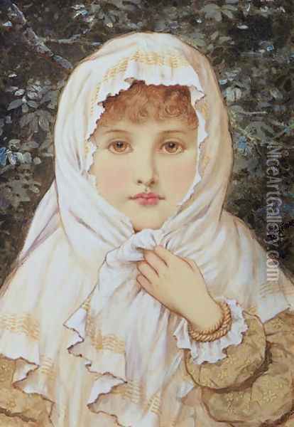 Winter c.1870 Oil Painting - Rebecca Coleman
