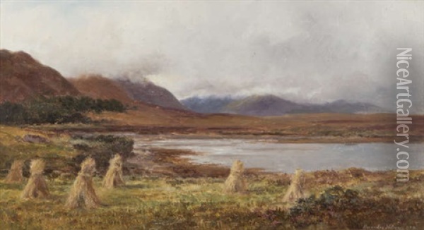 At Glendarary, Achill Sound, Mayo Oil Painting - Alexander Williams