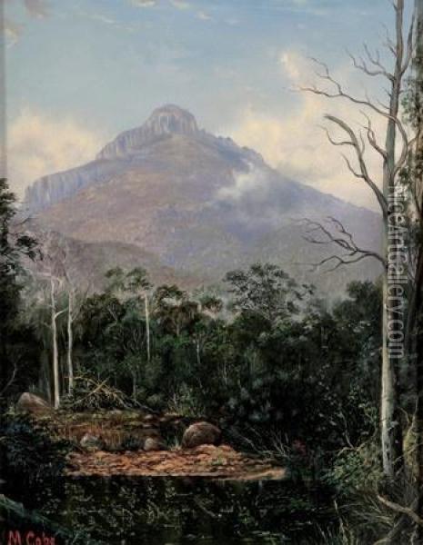 Mount Byron, Tasmania Oil Painting - Martha Cope
