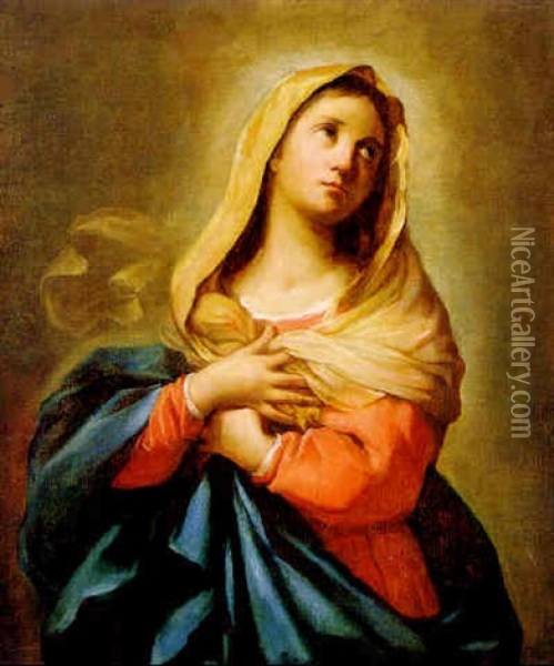 The Virgin Of Sorrows Oil Painting - Lorenzo Pasinelli