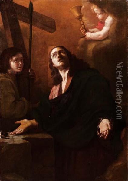 Cristo Nell'orto Oil Painting - Mattia Preti