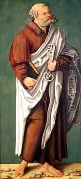 St Peter Oil Painting - Lucas The Elder Cranach