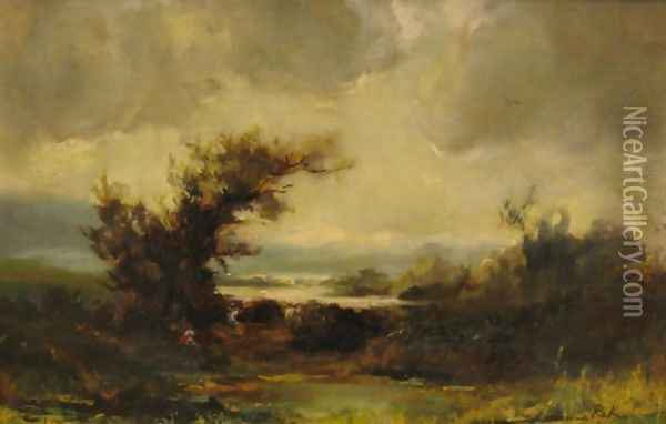 Wetlands Oil Painting - John False