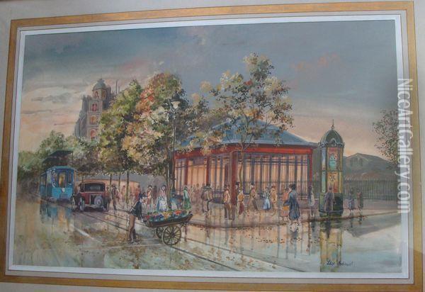 Place Marengo A St Etienne Oil Painting - Henry Cros