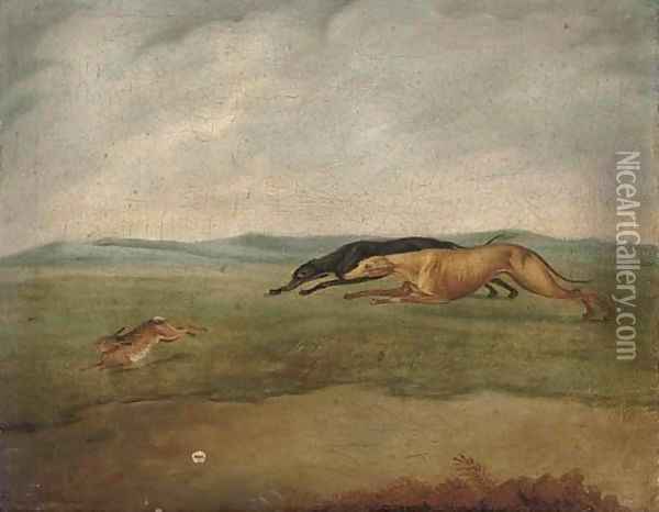Hare coursing Oil Painting - Philip Reinagle