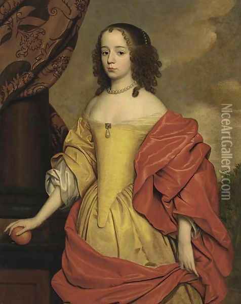 Portrait of a lady 2 Oil Painting - Anglo-Dutch School