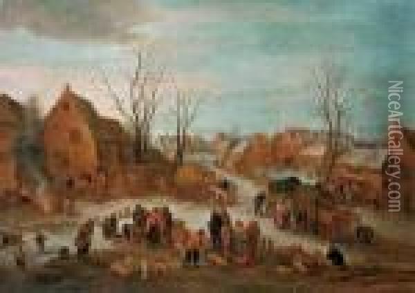 D. J. , Umkreis Oil Painting - Jan Brueghel the Younger