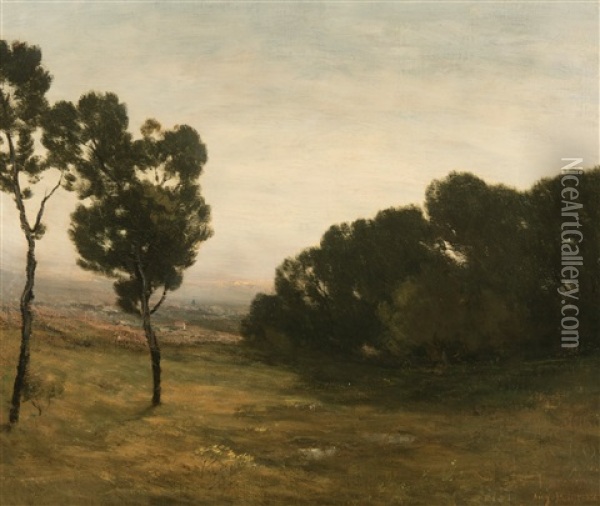 Landscape Oil Painting - Auguste Pointelin