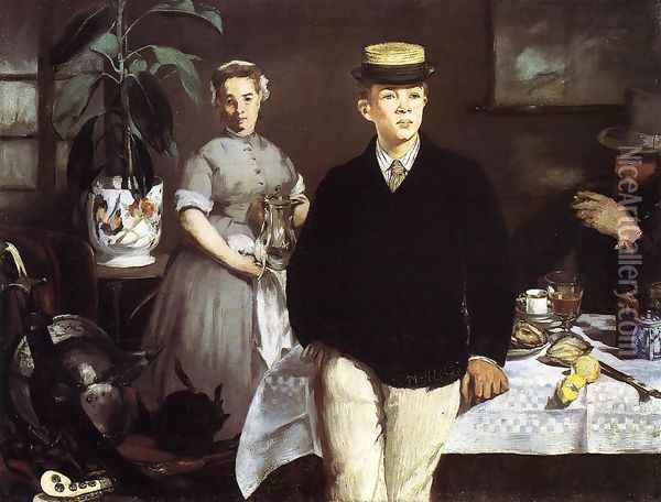 The Lucheon Oil Painting - Edouard Manet