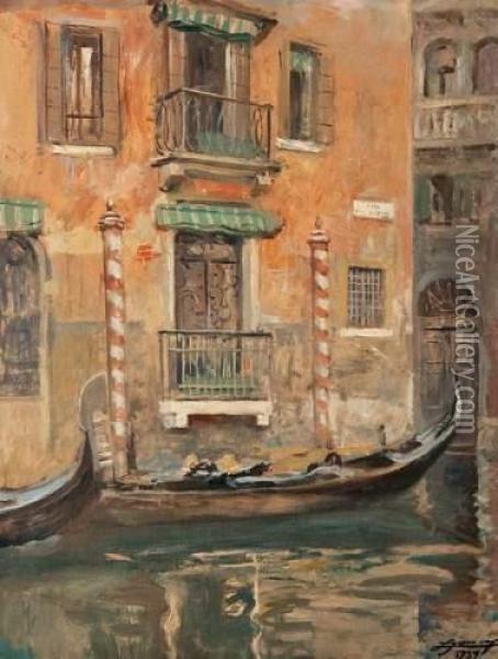 Venise Oil Painting - Lucien Hector Jonas