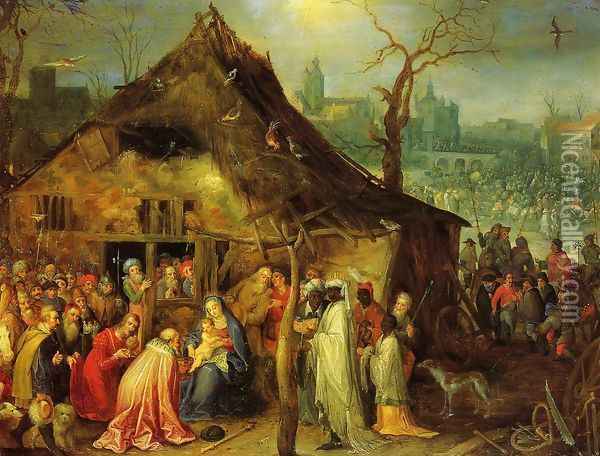 The Adoration of the Magi Oil Painting - Jan The Elder Brueghel