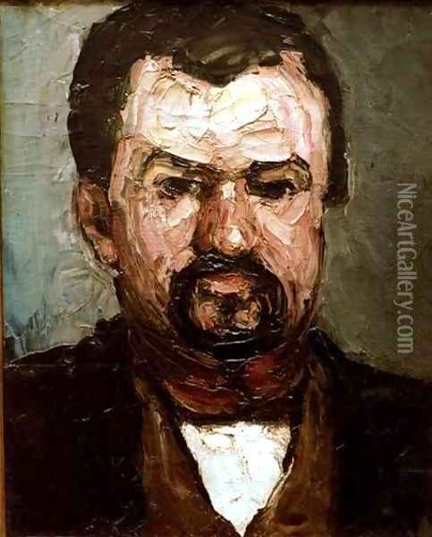 Uncle Dominic Oil Painting - Paul Cezanne