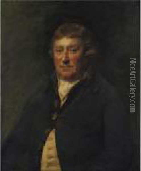 Portrait Of John Balfour, Esq., Of Trenabie, Orkney, N.b. Oil Painting - Sir Henry Raeburn
