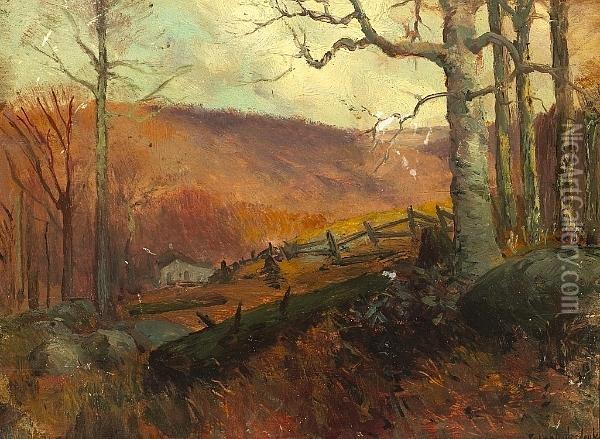 April Morning In The Catskill Mountains Oil Painting - Julian Onderdonk