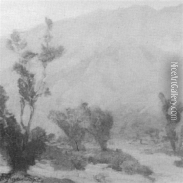 Mountainous Desert Oil Painting - Fred Grayson Sayre