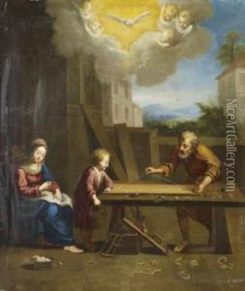 L'education De L'enfant Jesus Oil Painting - Jacques De Stella