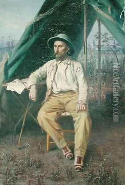 Emile Gentil 1866-1914 1899 Oil Painting - Paul Merwart