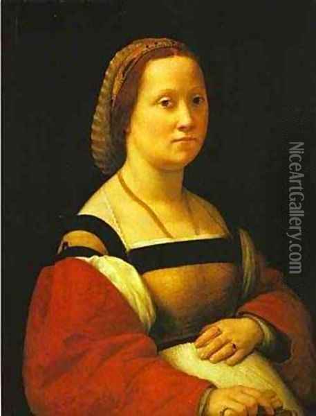 Portrait Of A Pregnant Woman 1506 Oil Painting - Raphael