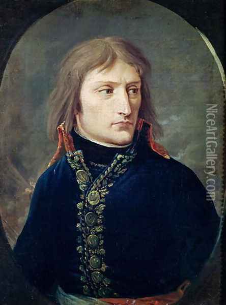 Napoleon Bonaparte Oil Painting - Baron Louis Albert Bacler d'Albe