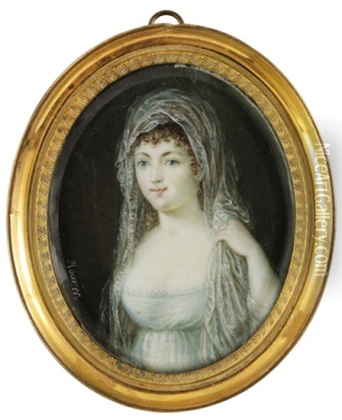 Caroline Bonaparte Drottning Av Neapel Oil Painting - Pierre Rouvier