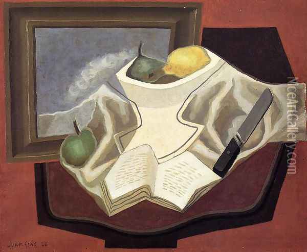 The Table in Front of the Picture Oil Painting - Juan Gris
