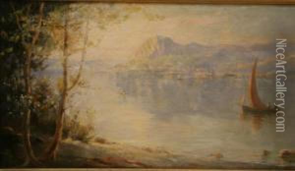 River Scene Oil Painting - Robert Fowler