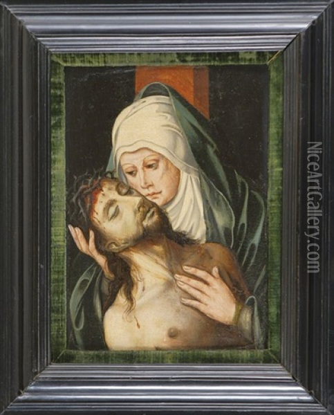 Pieta Oil Painting - Juan De Flandes