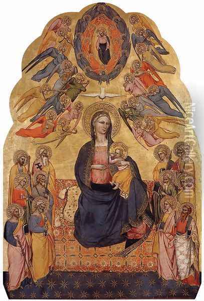 The Virgin of Humility 1375-80 Oil Painting - Cenni Di Francesco Di Ser Cenni