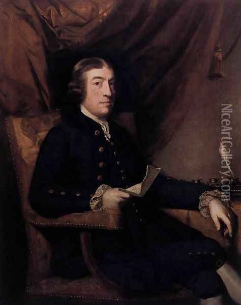 Mr. James Bourdieu Oil Painting - Sir Joshua Reynolds