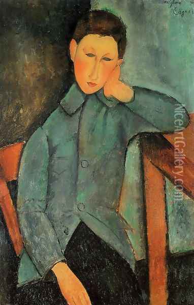 The Boy Oil Painting - Amedeo Modigliani