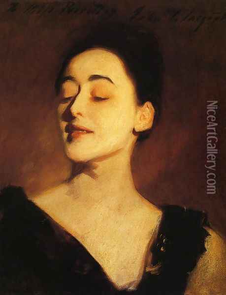 Flora Priestley I Oil Painting - John Singer Sargent