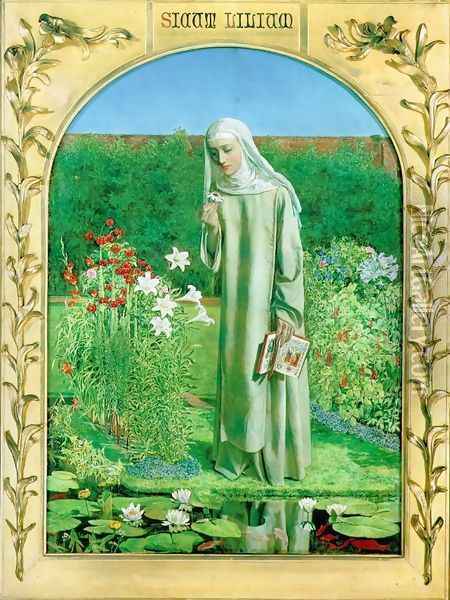 Convent Thoughts Oil Painting - Charles Allston Collins