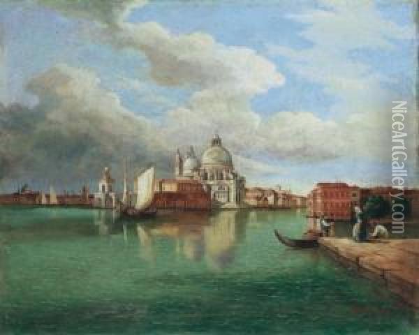Venice Oil Painting - Henrik Pecz