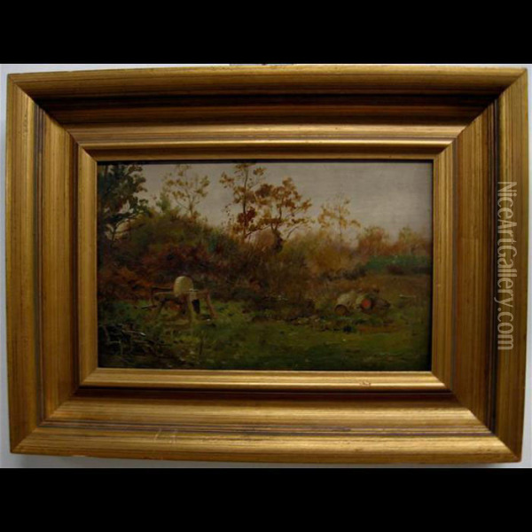 Burnt Oak Oil Painting - Robert Gallon