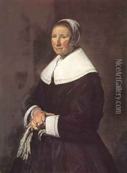 Portrait of a Woman 1648-50 Oil Painting - Frans Hals