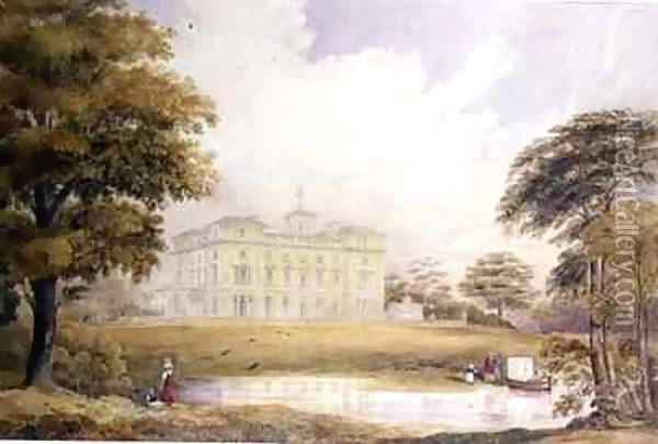 Haveringland Hall, Norfolk Oil Painting - Edward Blore