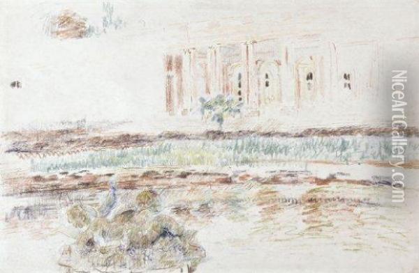 Le Grand Trianon, Versailles Oil Painting - Rik Wouters