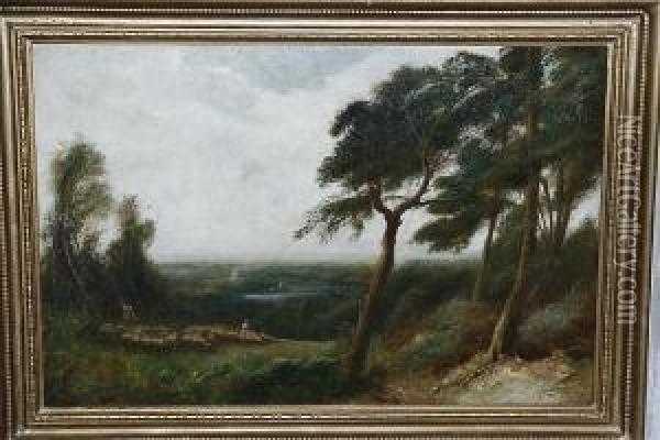 Lake Windemere Oil Painting - Robert Edward Morrison
