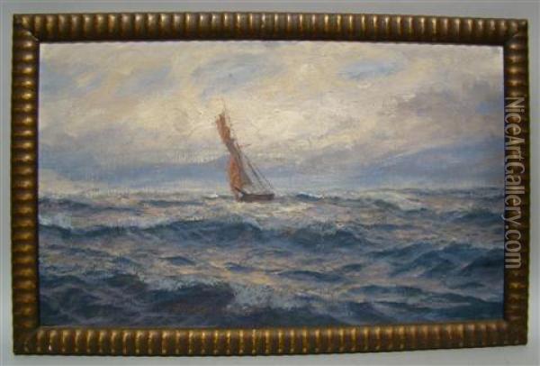Sailboat Oil Painting - William De Goumois