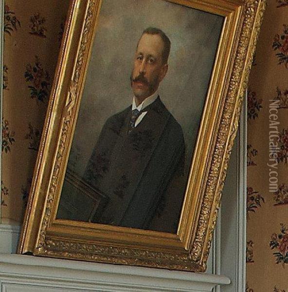 Portrait De Philippe De Croix Oil Painting - Nadar