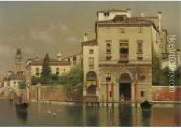 A Sultry Day In Venice Oil Painting - Henry Pember Smith