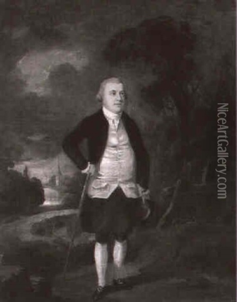 Portrait Of Colonel John Anstruther (1736-1815) Oil Painting - Edward Alcock