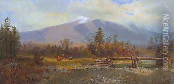 November in the Catskills, 1865 Oil Painting - John Henry Dolph