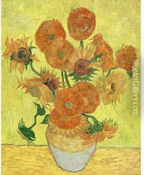 Copie D'apres Oil Painting - Vincent Van Gogh