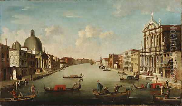 The Grand Canal, Venice 2 Oil Painting - Italian School